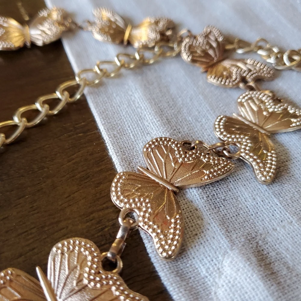 Vintage Butterfly Waist Chain Belt